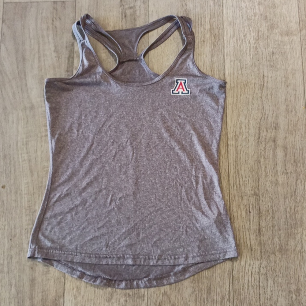 Womens ARIZONA WILDCATS COLLEGE Sports team Tagless tank top tshirt strappy sz S
